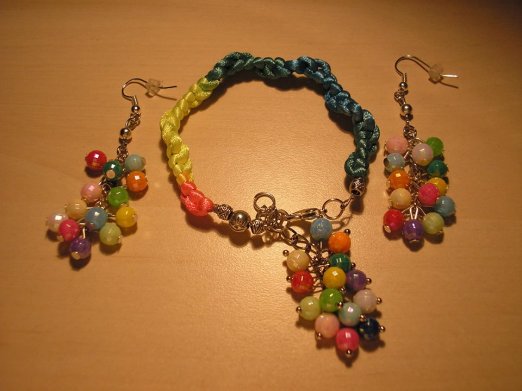 Set bijuterii handmade Rainbow Candy