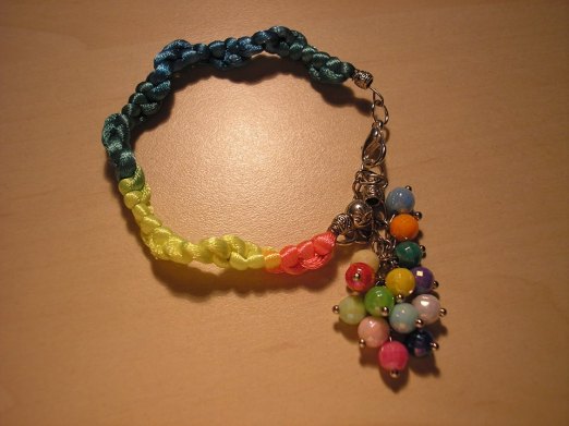Bratara handmade Rainbow Candy